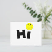 Carte Postale Salut visage) (Debout devant)