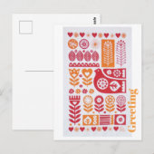 Carte postale - Salutation (Devant / Derrière)