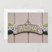 Carte Postale Salutation Aloha (Devant / Derrière)