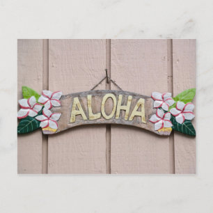 Carte Postale Salutation Aloha
