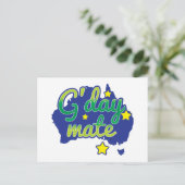 Carte Postale Salutation australienne de compagnon de G'DAY (Debout devant)