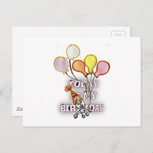 Carte Postale Salutation d'anniversaire : Joyeux Bro d'anniversa (Devant / Derrière)