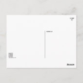 Carte Postale Salutation de Border Collie de moissonneuse de blé (Dos)