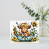 Carte Postale Salutation de campagne (Debout devant)