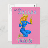 Carte Postale Salutation de Dallas Texas Postcard (Devant / Derrière)