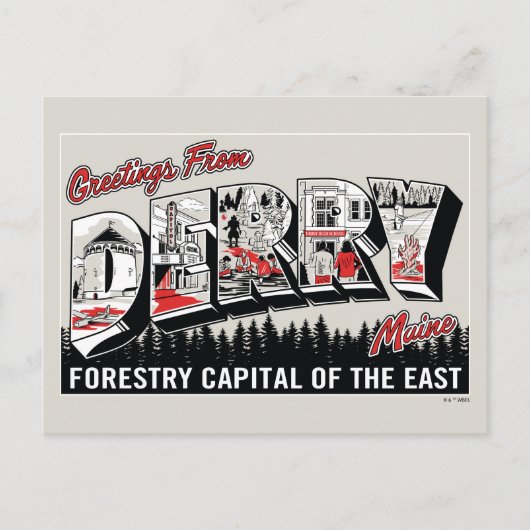 Carte Postale Salutation de Derry Maine (Devant)