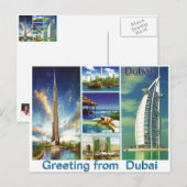 Carte Postale Salutation de Dubaï par Mojisola A Gbadamosi (Devant / Derrière)