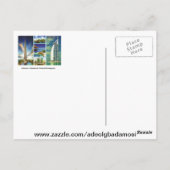 Carte Postale Salutation de Dubaï par Mojisola A Gbadamosi (Dos)