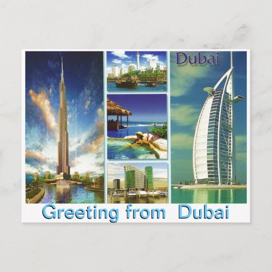 Carte Postale Salutation de Dubaï par Mojisola A Gbadamosi (Devant)