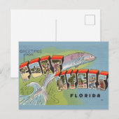 Carte Postale Salutation de Ft. Myers (Devant / Derrière)