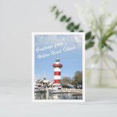 Carte Postale Salutation de Hilton Head Island (Debout devant)
