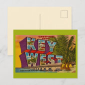 Carte Postale Salutation de Key West  (Devant / Derrière)