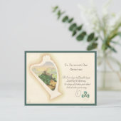 Carte Postale Salutation de la Saint-Patrick (Debout devant)