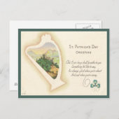 Carte Postale Salutation de la Saint-Patrick (Devant / Derrière)
