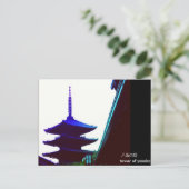 Carte Postale Salutation de la tour de yasaka (Debout devant)