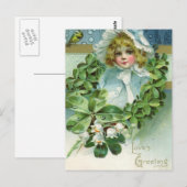 Carte Postale Salutation de l'amour (Devant / Derrière)