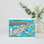 Carte Postale Salutation de Long Island, NY (Debout devant)
