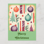 Carte Postale Salutation de Noël (Devant)