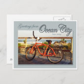Carte Postale Salutation de Ocean City, NJ (Devant / Derrière)