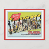 Carte Postale Salutation De Okmulgee Oklahoma (Devant)