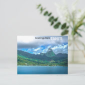 Carte Postale Salutation de Tahiti (Debout devant)