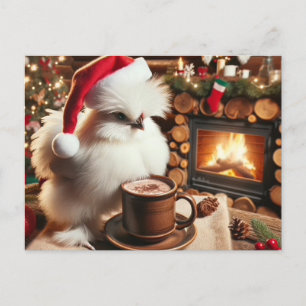 Carte Postale Salutation de vacances de poulet