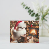 Carte Postale Salutation de vacances de poulet (Debout devant)