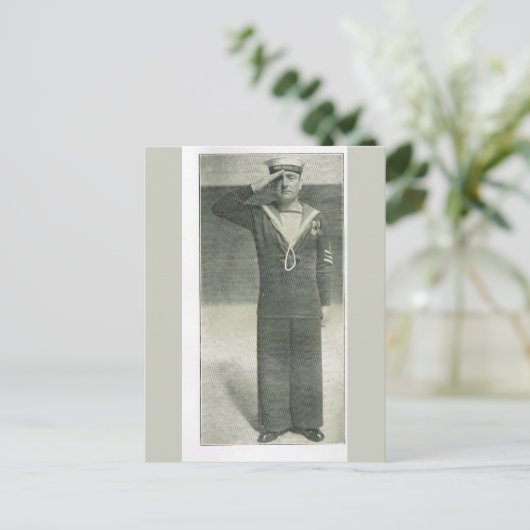 Carte Postale Salutation des marins après avoir reçu des médaill (Debout devant)