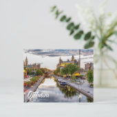 Carte Postale Salutation d'Ottawa, Ontario, Canada (Debout devant)