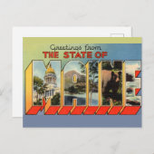 Carte Postale Salutation du Maine (Devant / Derrière)