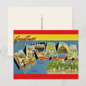 Carte Postale Salutation du Nevada (Devant / Derrière)