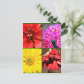 Carte Postale Salutation florale (Debout devant)