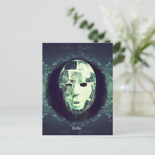 Carte Postale Salutation fragmentée (Debout devant)