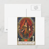 Carte Postale Salutation Halloween vintage (Devant / Derrière)