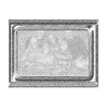 Salutation Modèle photo de cadre en argent martelé