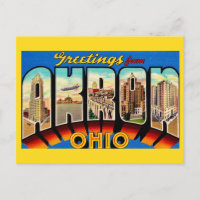 Salutation Rétro Akron Ohio 