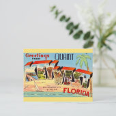 Carte Postale Salutation Rétro Key West (Debout devant)