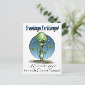 Carte Postale Salutations ! (Debout devant)