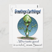 Carte Postale Salutations ! (Devant / Derrière)