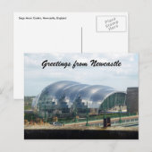 Carte Postale salutations (Devant / Derrière)