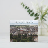 Carte Postale salutations à edinburgh (Debout devant)