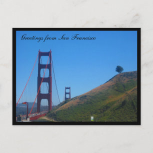 Carte Postale salutations à la porte d'or