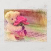 Carte Postale Salutations à Teddy Bear (Devant)