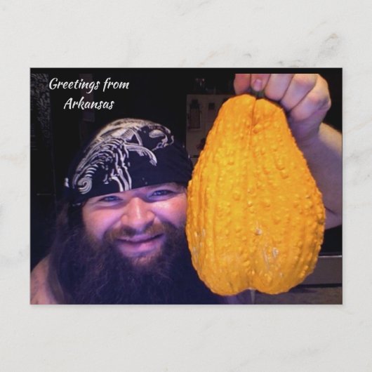 Carte Postale Salutations amusantes de l'Arkansas (Devant)