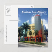 Carte Postale salutations art déco (Devant / Derrière)