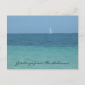 Carte Postale salutations bahamas (Devant)