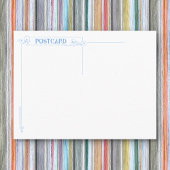 Carte Postale Salutations Blue Willow