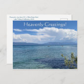 Carte Postale Salutations célestes ! (Devant / Derrière)