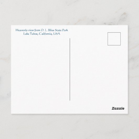 Carte Postale Salutations célestes ! (Dos)