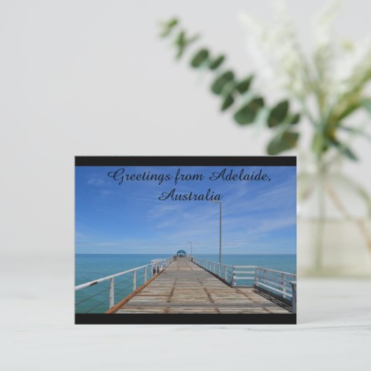 Carte Postale Salutations d'Adélaïde Australie (Debout devant)